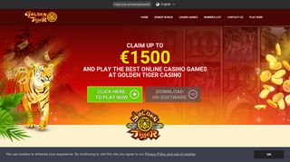 Golden Tiger Mobile Online Casino :: About Us