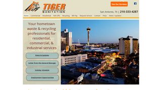 Tiger Sanitation - Waste and Recycling | San Antonio, TX