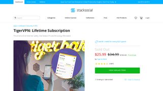 TigerVPN: Lifetime Subscription | StackSocial