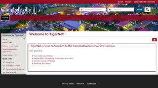 Home | Welcome to TigerNet! - Campbellsville