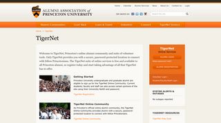 Alumni Association of Princeton University - TigerNet