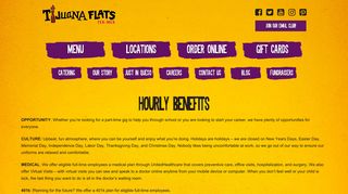 HOURLY BENEFITS - Tijuana Flats
