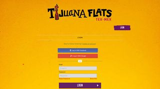 Login - Tijuana Flats Online Ordering
