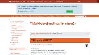 Tiki login and HTTPS | Tiki Wiki CMS Groupware :: Community