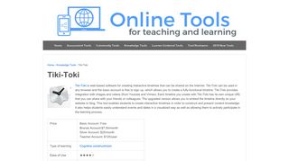 Tiki-Toki – Online Tools for Teaching & Learning - UMass Blogs