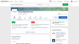 Tikona Digital Networks - Tikona Broadband Review | Glassdoor.ca
