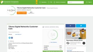 Tikona Digital Networks Customer Care, Complaints and Reviews