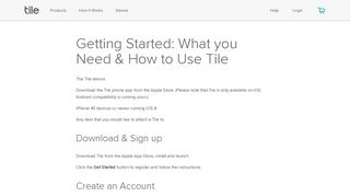 User Guide: How To Use Tile's Tracking Device and App - Tile