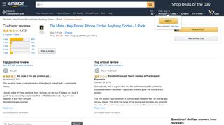 Amazon.com: Customer reviews: Tile Mate - Key Finder. Phone Finder ...