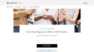 ShopRunner | Free 2-day Shipping & Returns - Shop 100 Stores
