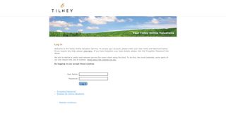 Tilney Online Valuations - Log in