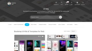 24 + Bootstrap UI Kit for Web @ Creative Tim