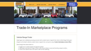 Trade-In Marketplace Programs | TIM for Dealers - Instant Cash Offer