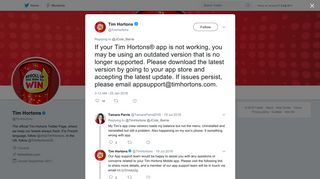Tim Hortons on Twitter: 