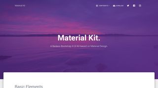 Material Kit by Creative Tim - Creative Tim Products