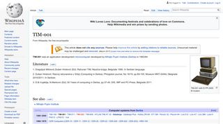 TIM-001 - Wikipedia