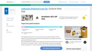 Access webmail.timbrasil.com.br. Outlook Web App