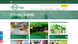Personal Banking - Timberland Bank