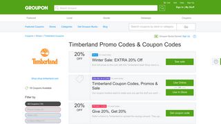 Timberland Coupons, Promo Codes & Deals 2019 - Groupon