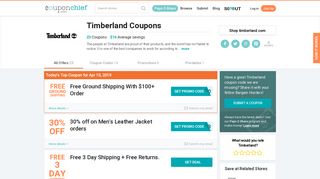 Timberland Coupons - Save 30% w/ Feb. 2019 Promo & Coupon Codes