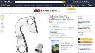 Amazon.com : Flex Derailleur Hanger 94 for GT, Aggressor ...
