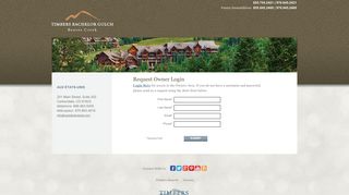 Request Owner Login | Castello di Casole - Timbers Bachelor Gulch