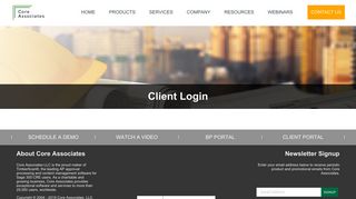 Client Login - Core Associates, LLC