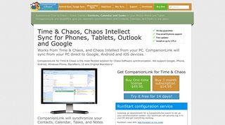 Time & Chaos / Chaos Intellect Sync for Android, iPhone, iPad and ...