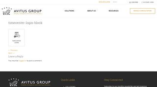 timecenter-login-block – Avitus Group