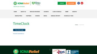 TimeClock – Shifa Clinics by ICNA Relief USA - The Shifa Clinic