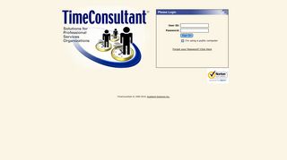 TimeConsultant - Login