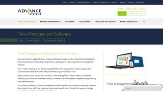 Time Management Software | Advance Systems Ireland