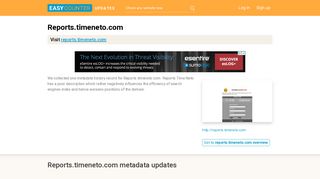 Reports Time Neto (Reports.timeneto.com) - TimeNeto - System Login