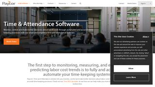 Time and Attendance Software for Employee Time Tracking | Paycor