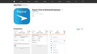 Paycor Time on Demand:Employee on the App Store - iTunes - Apple
