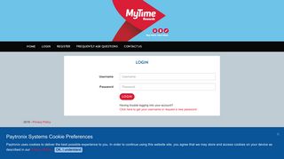 MyTime Login - System Guest Portal