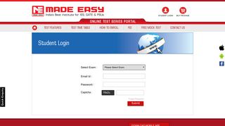 MADE EASY | Login for ESE and GATE 2019 Online Test Series