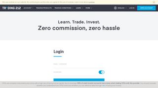 Account Login - Trading 212