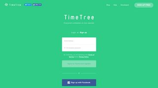 Register Account - TimeTree
