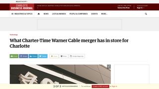 What Charter Communications-Time Warner Cable merger has in ...