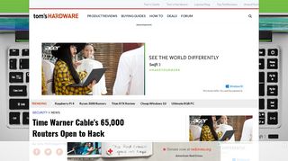 Time Warner Cable's 65,000 Routers Open to Hack - Tom's Hardware