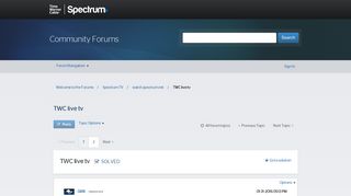 Solved: TWC live tv - Welcome to the Forums - Time Warner Cable ...