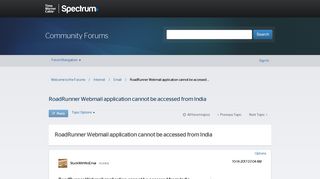 RoadRunner Webmail application cannot be accessed ... - Welcome to ...