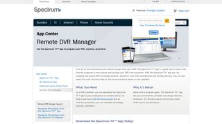 Remote DVR Manager | Spectrum