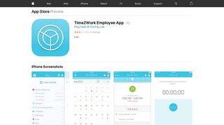 Time2Work Employee App on the App Store - iTunes - Apple