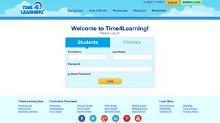 Login - Time4Learning