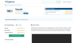 Time59 Reviews and Pricing - 2019 - Capterra
