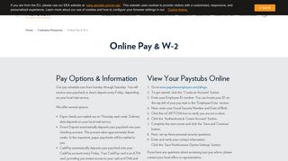 Online Pay & W-2 - Aerotek Contractor Resources - Aerotek.com
