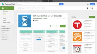 TimeClock Plus v7 MobileClock - Apps on Google Play