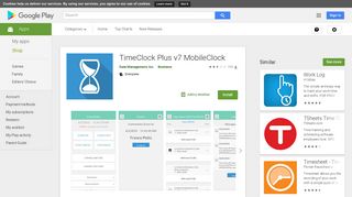 TimeClock Plus v7 MobileClock - Apps on Google Play